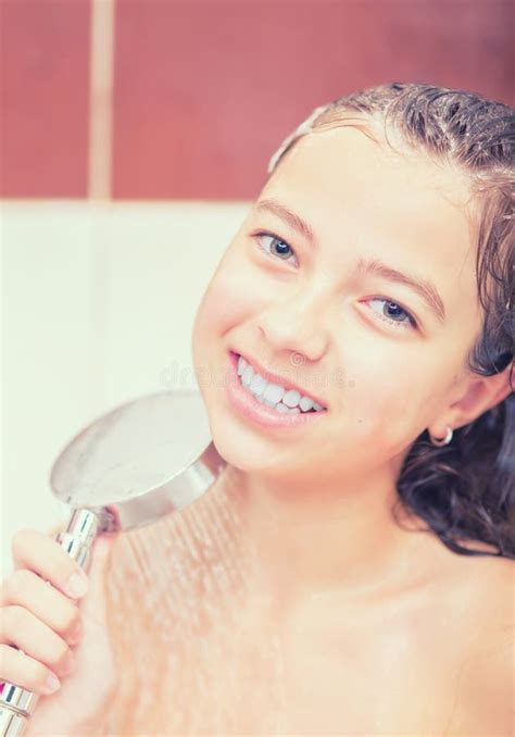 teens in shower